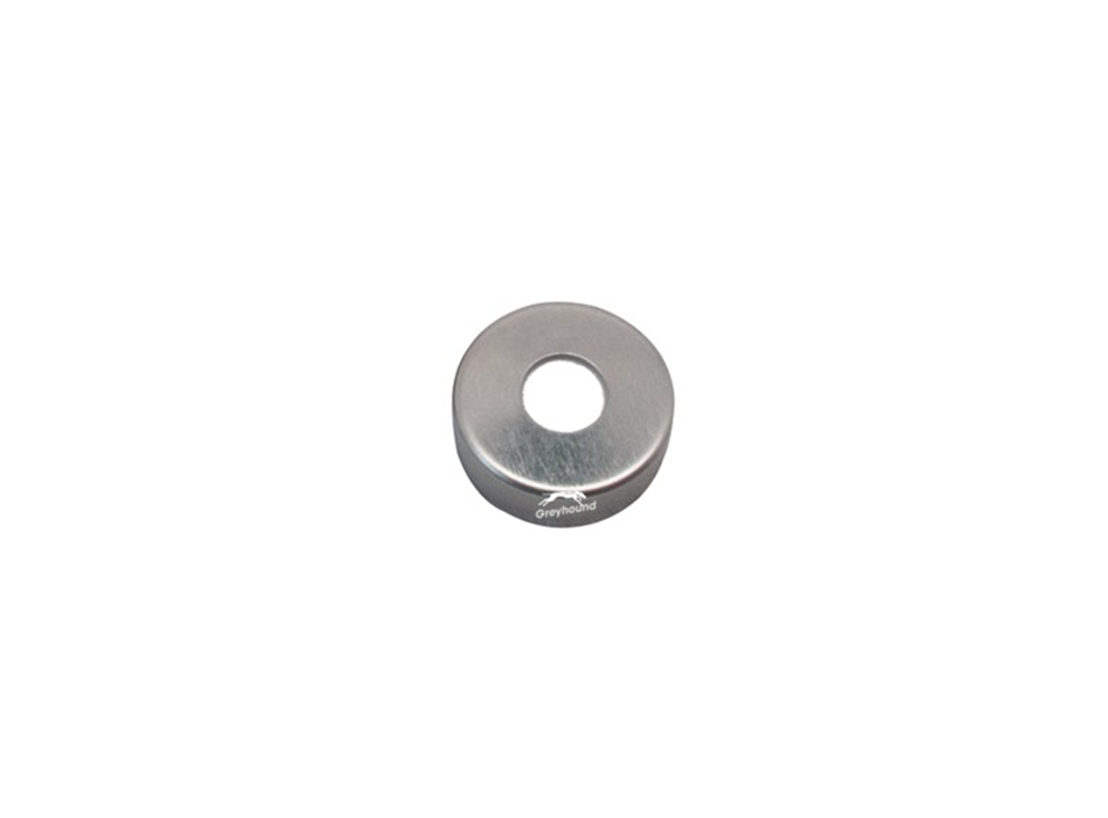 Picture of 20mm Magnetic Crimp Cap, Silver, Open 8mm Hole